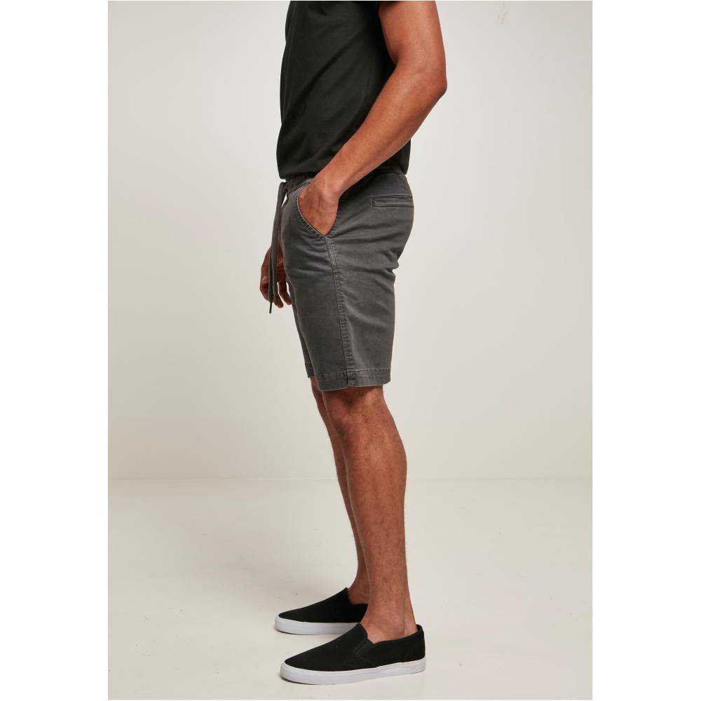 Urban Classics - Stretch Twill Joggshorts Pantalon court - Gris